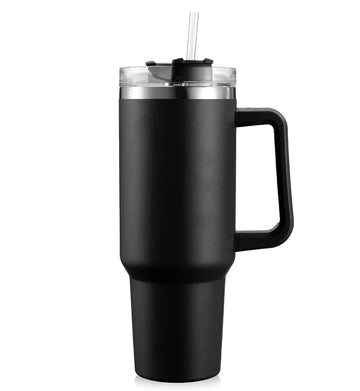 Insulated Travel Tumbler with Reusable Straw, 1200 ML, Double Wall Vacuum, Stainless Steel Inner, BPA Free