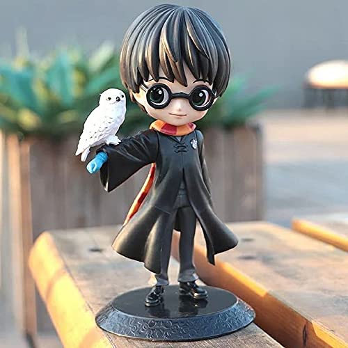 Harry Potter with owl Action Figure Special Edition Action Figure for Car Dashboard, Decoration, Cake, Office Desk & Study Table (Pack of 1) (Height-16cm)
