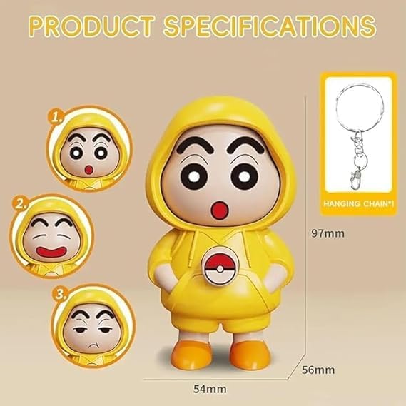 Shinchan Face changing Doll cum Keychain
