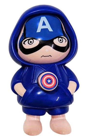 Captain America Face changing Doll cum Keychain
