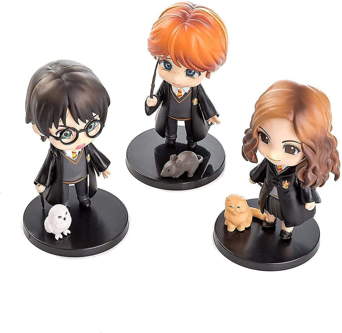 Harry Potter and friends with wand Action Figure Set of 3