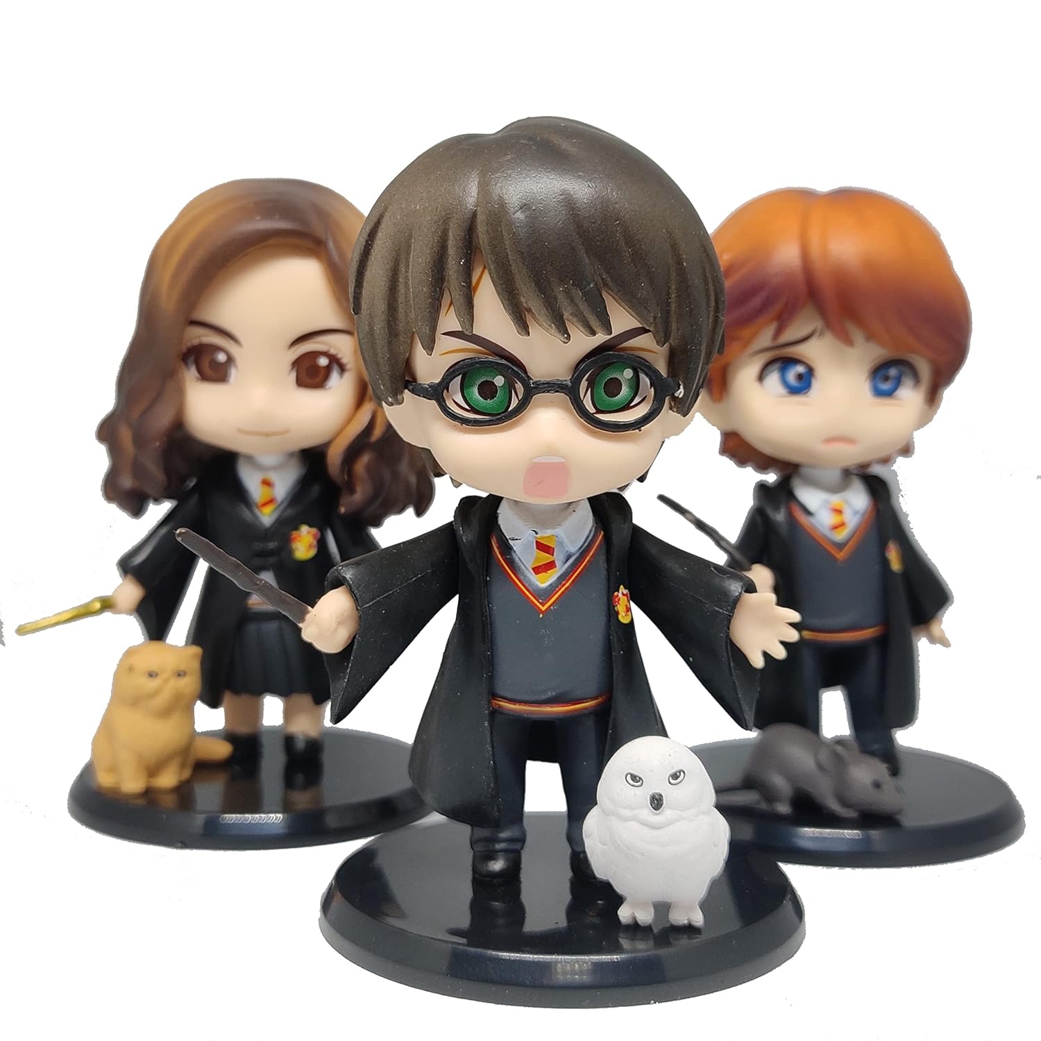 Harry Potter and friends with wand Action Figure Set of 3